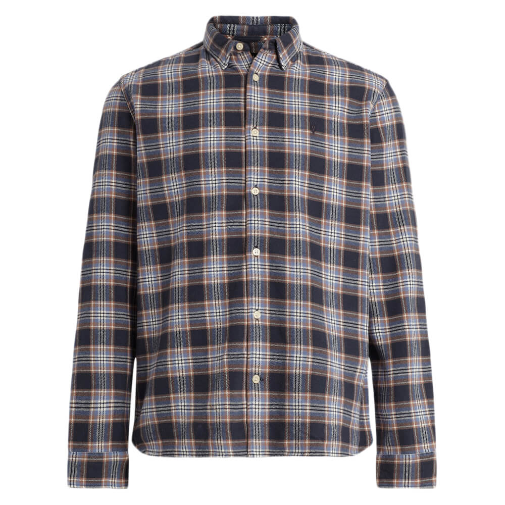 AllSaints Ventana Checked Relaxed Fit Shirt